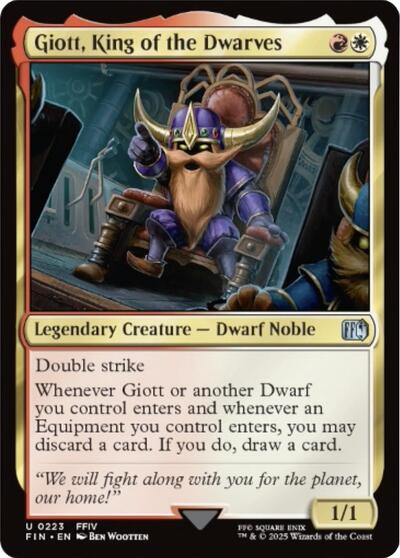 Giott, King of the Dwarves, FINAL FANTASY