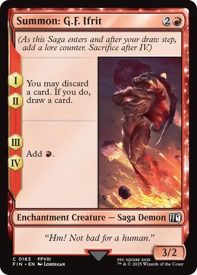 Summon: G.F. Ifrit, FINAL FANTASY