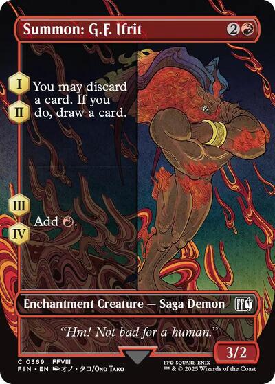 Summon: G.F. Ifrit (Borderless), FINAL FANTASY