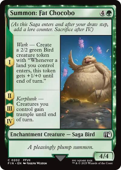 Summon: Fat Chocobo, FINAL FANTASY