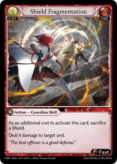 Shield Fragmentation, Mercurial Heart Alter Edition