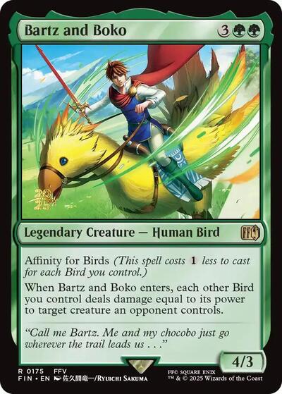 Bartz and Boko, Prerelease Cards