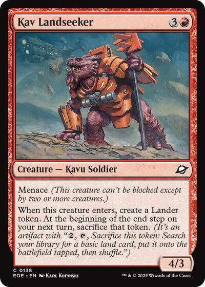 Kav Landseeker, Edge of Eternities
