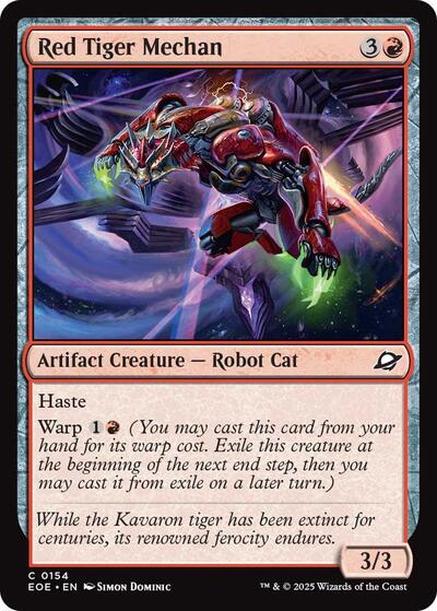 Red Tiger Mechan, Edge of Eternities