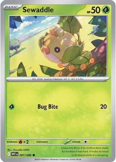 Sewaddle, SV: White Flare