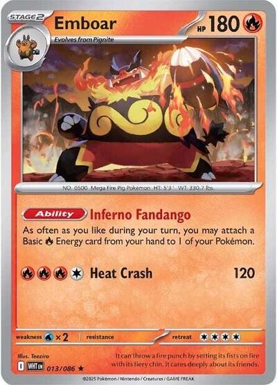 Emboar, SV: White Flare