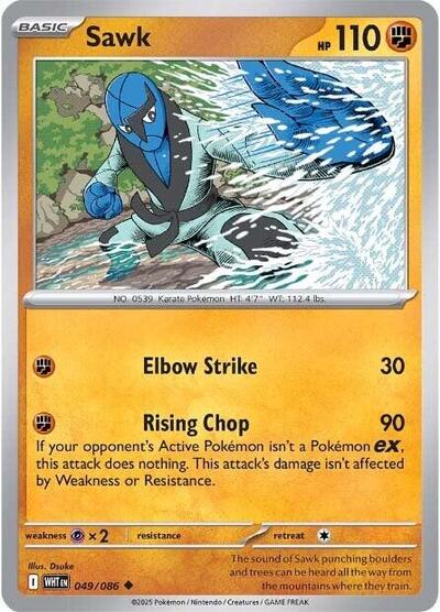 Sawk, SV: White Flare
