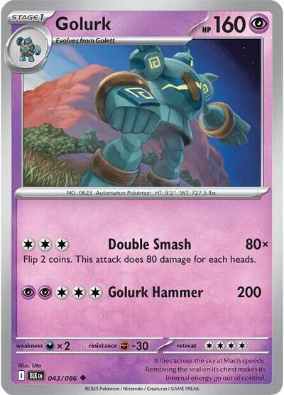 Golurk, SV: Black Bolt