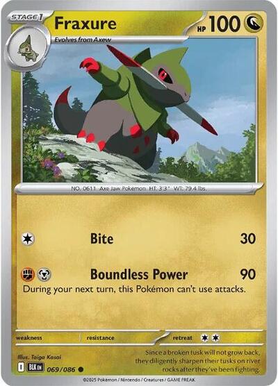 Fraxure, SV: Black Bolt