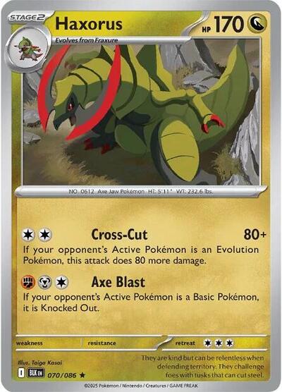 Haxorus, SV: Black Bolt