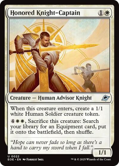 Honored Knight-Captain, Edge of Eternities