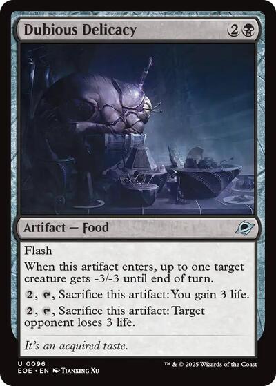 Dubious Delicacy, Edge of Eternities
