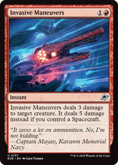 Invasive Maneuvers, Edge of Eternities