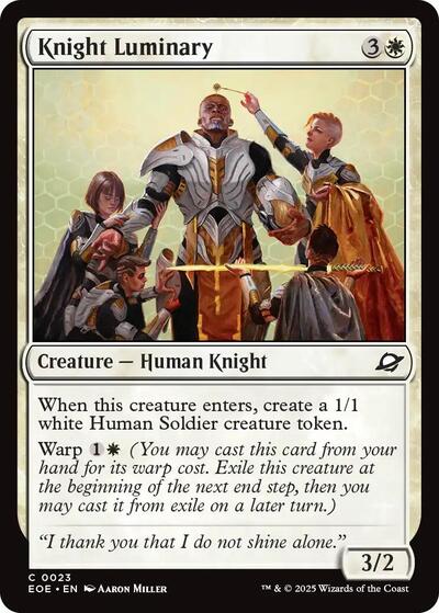 Knight Luminary, Edge of Eternities