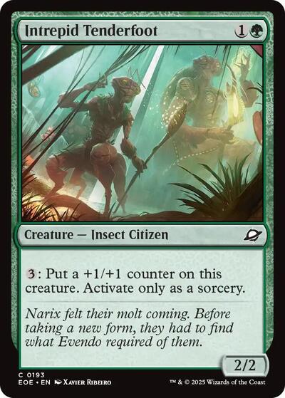 Intrepid Tenderfoot, Edge of Eternities