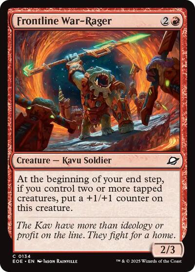 Frontline War-Rager, Edge of Eternities