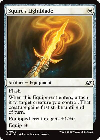 Squire's Lightblade, Edge of Eternities
