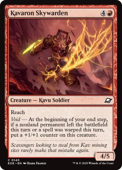 Kavaron Skywarden, Edge of Eternities