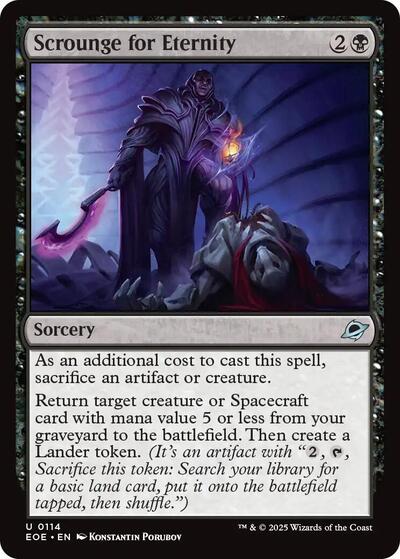 Scrounge for Eternity, Edge of Eternities
