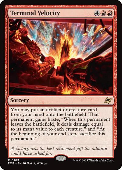 Terminal Velocity, Edge of Eternities