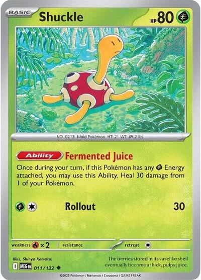 Shuckle, ME01: Mega Evolution