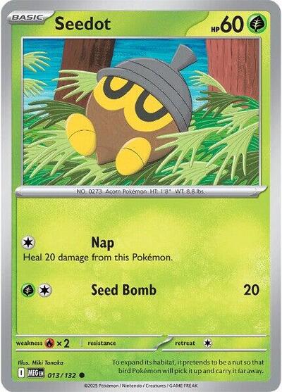 Seedot, ME01: Mega Evolution