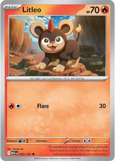 Litleo, ME01: Mega Evolution