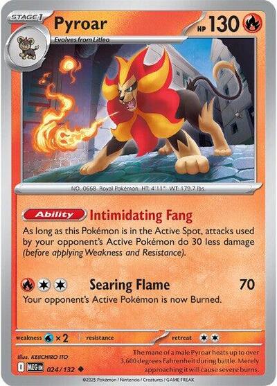 Pyroar, ME01: Mega Evolution