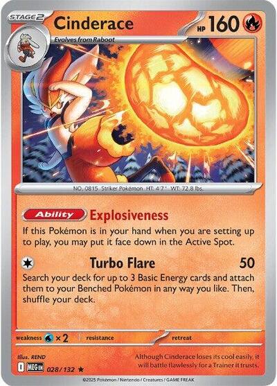 Cinderace, ME01: Mega Evolution