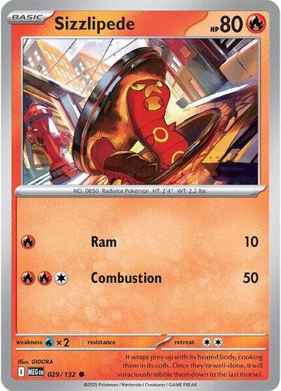 Sizzlipede, ME01: Mega Evolution