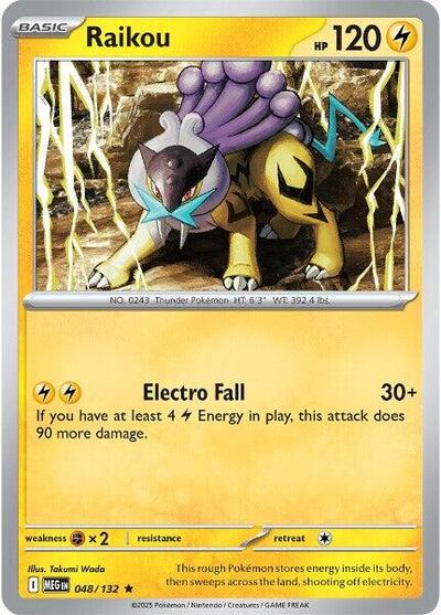 Raikou, ME01: Mega Evolution