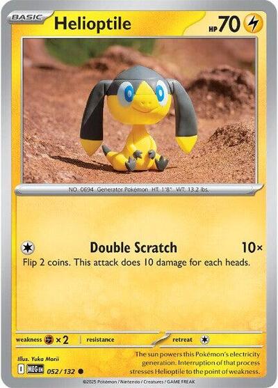 Helioptile, ME01: Mega Evolution