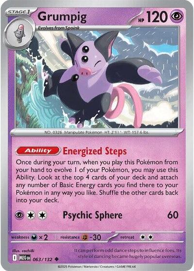 Grumpig, ME01: Mega Evolution