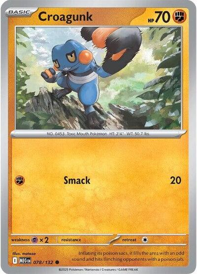 Croagunk, ME01: Mega Evolution