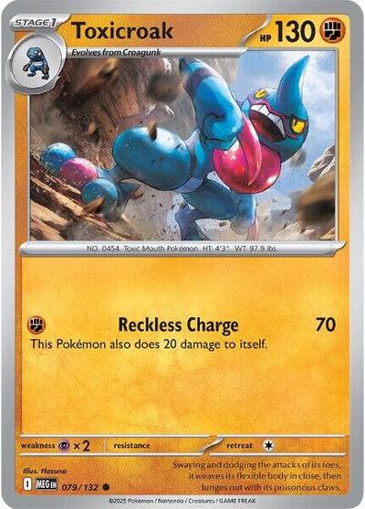 Toxicroak, ME01: Mega Evolution