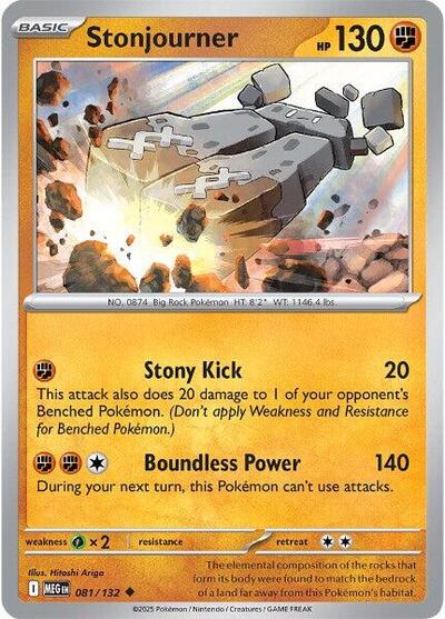 Stonjourner, ME01: Mega Evolution
