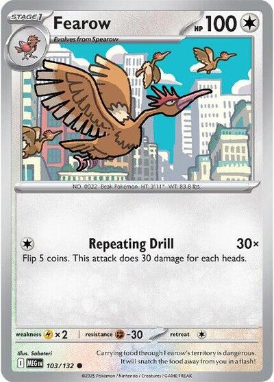 Fearow, ME01: Mega Evolution