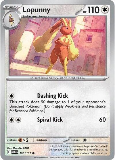 Lopunny, ME01: Mega Evolution