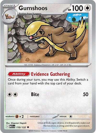 Gumshoos, ME01: Mega Evolution