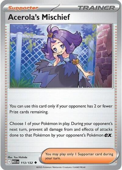 Acerola's Mischief, ME01: Mega Evolution