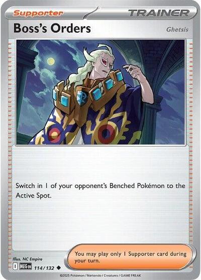 Boss's Orders [Ghetsis], ME01: Mega Evolution