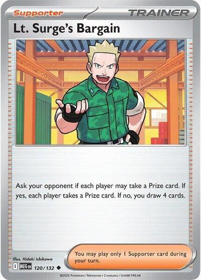Lt. Surge's Bargain, ME01: Mega Evolution