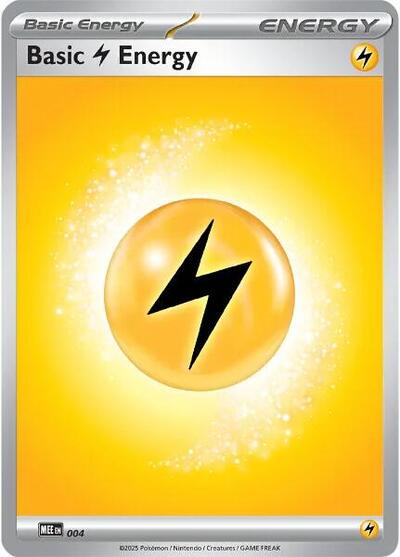 Basic Lightning Energy - 004, MEE: Mega Evolution Energies