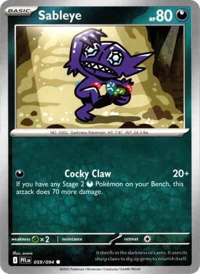 Sableye, ME02: Phantasmal Flames