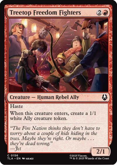 Treetop Freedom Fighters, Avatar: The Last Airbender