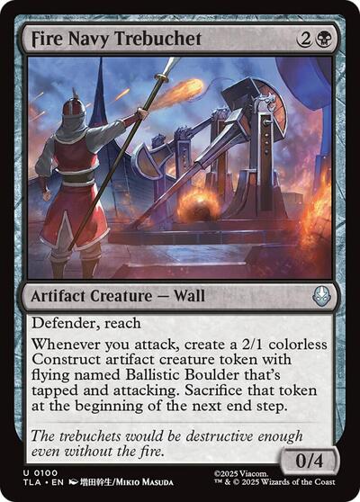 Fire Navy Trebuchet, Avatar: The Last Airbender