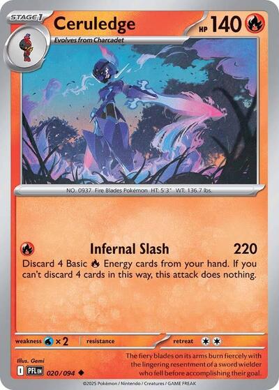 Ceruledge, ME02: Phantasmal Flames