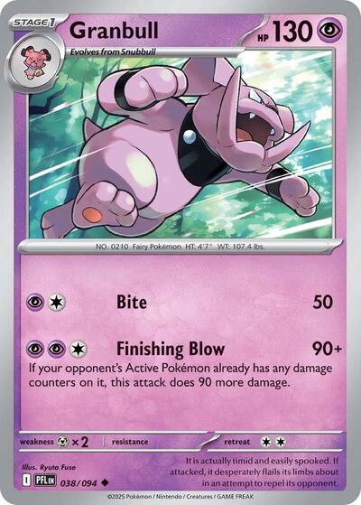 Granbull, ME02: Phantasmal Flames