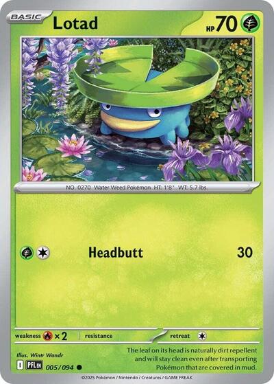 Lotad, ME02: Phantasmal Flames
