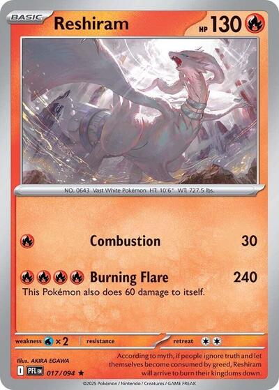 Reshiram, ME02: Phantasmal Flames